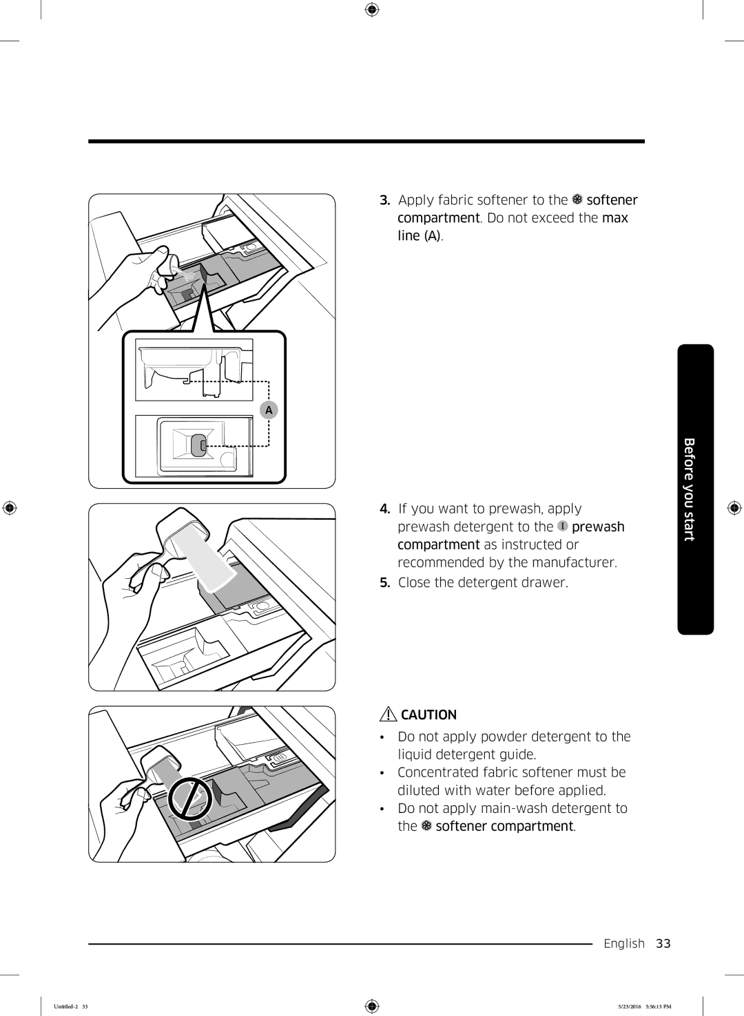 Samsung WD18J7810KG/YL manual English 33  